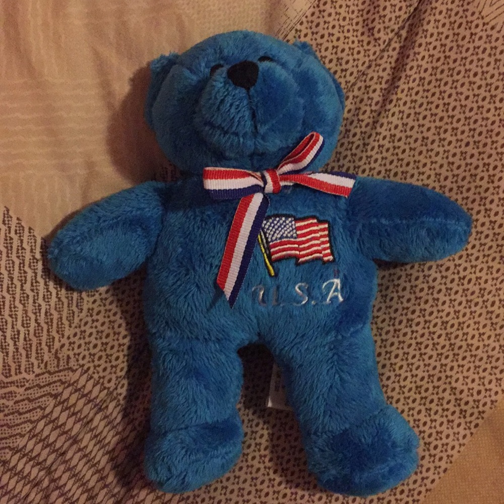 ❤️🧿🧿Navy blue teddy bear 💙🐻